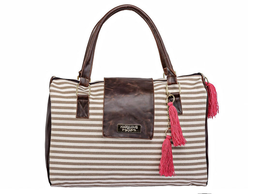 Satchel CARMELA rayas