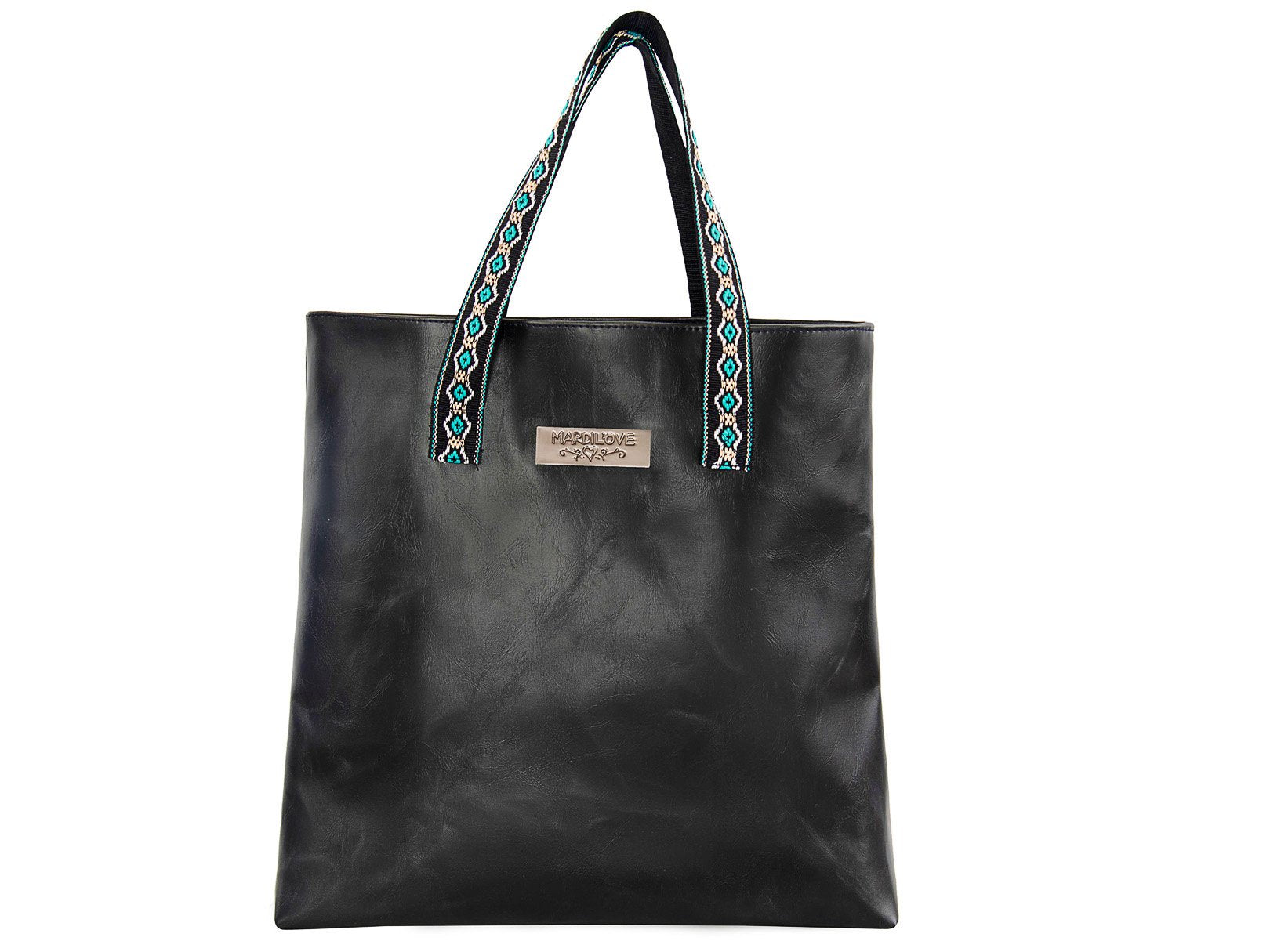 Tote CLARA negro piel