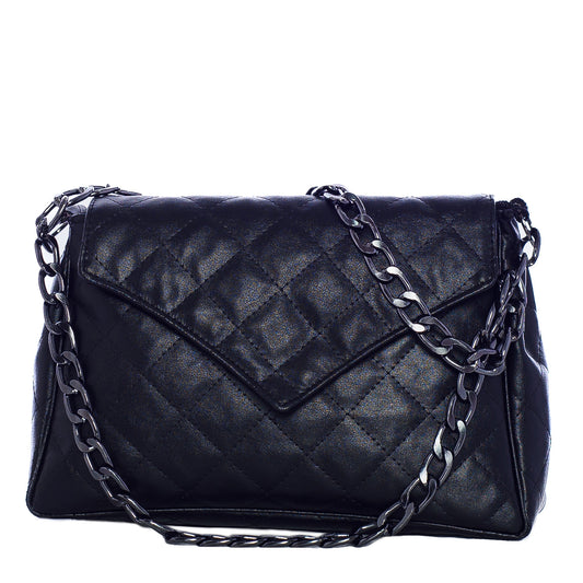 Crossbody Lina Negro Rombos