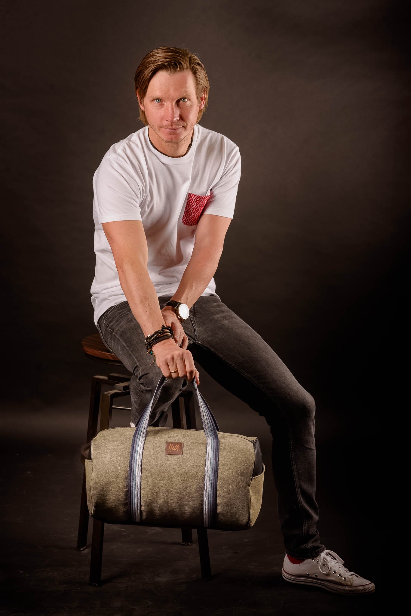 Bolso de hombre - Emiliano Gris