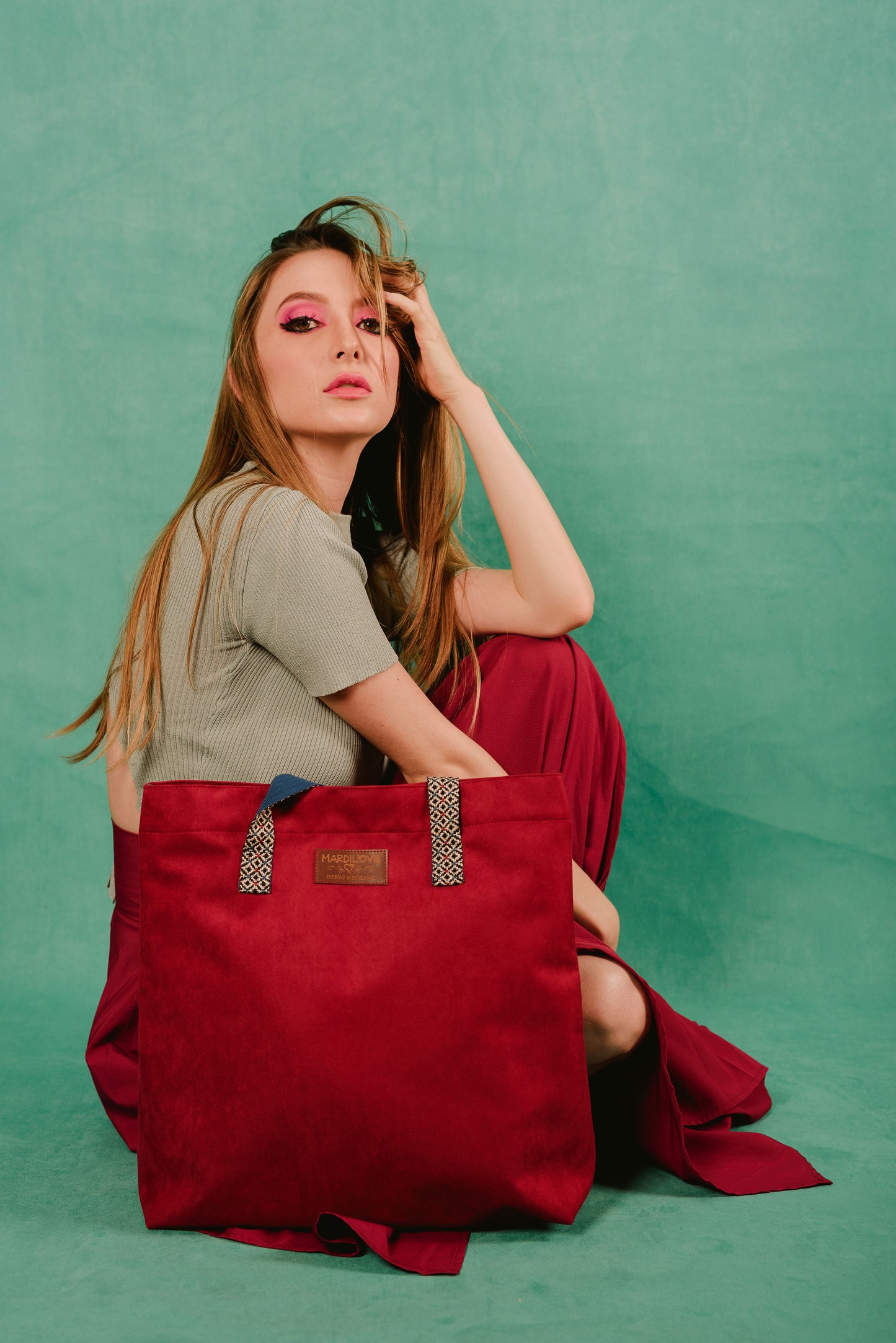 Bolso Multiusos - Clara Rojo Carmín