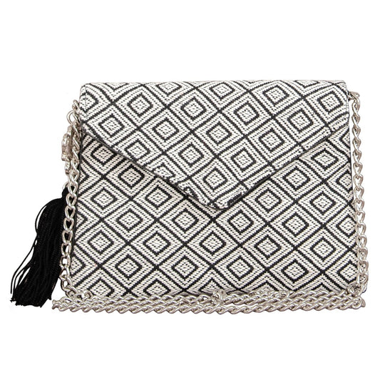 Crossbody Lina Negro y Blanco